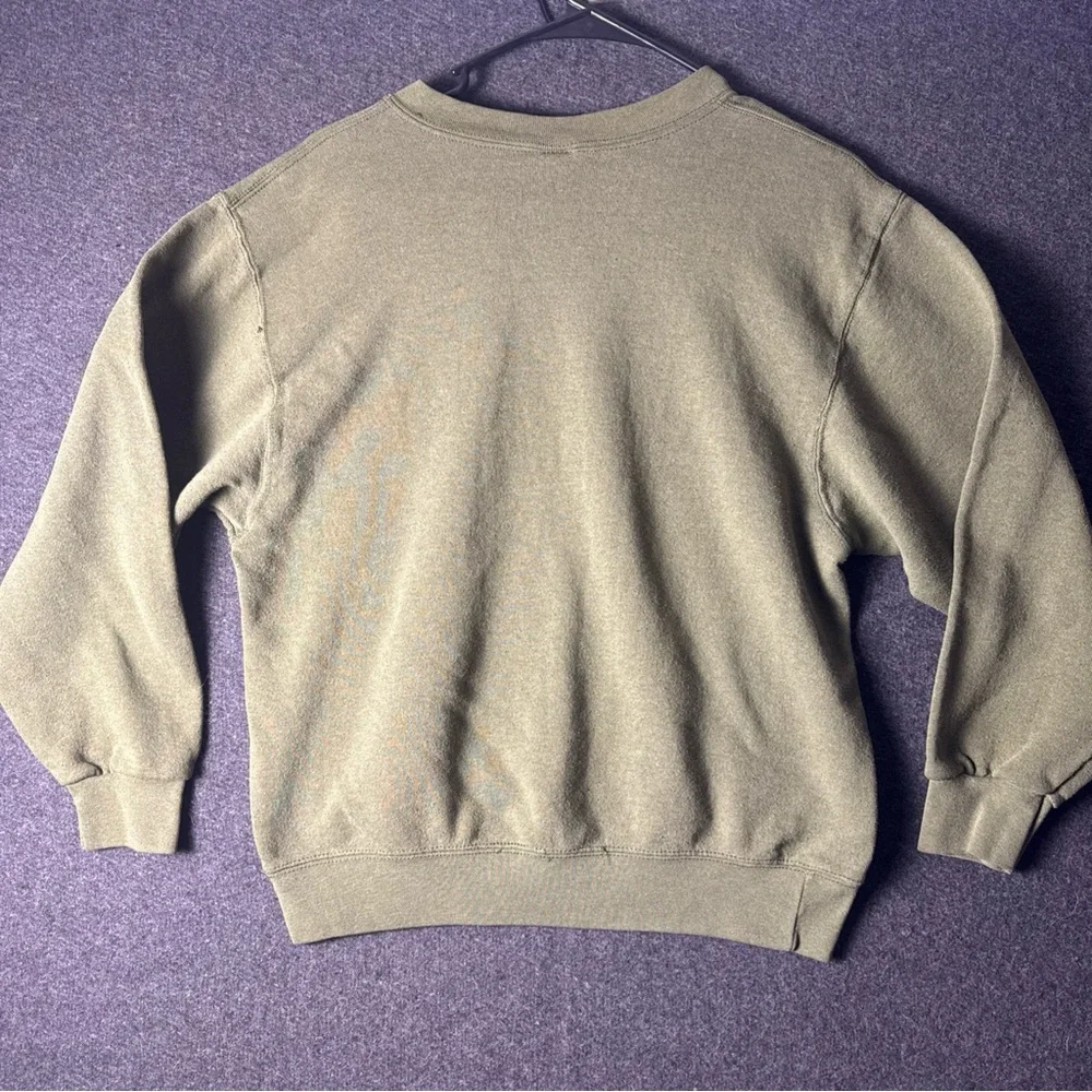Mens small crewneck sweater USMC US Marines Pullover Green USA unisex‎